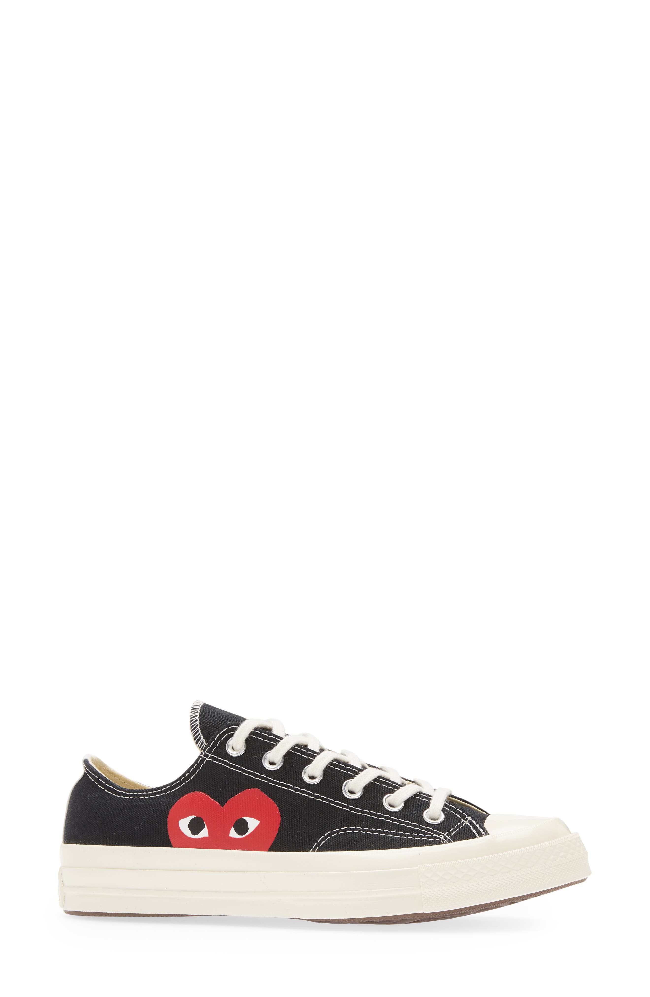 Comme des Garçons PLAY x Converse Chuck Taylor<sup>®</sup> Hidden Heart Low Top Sneaker, Alternate, color, 