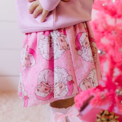 Sweet Wink Retro Santa Christmas Tutu In Pink