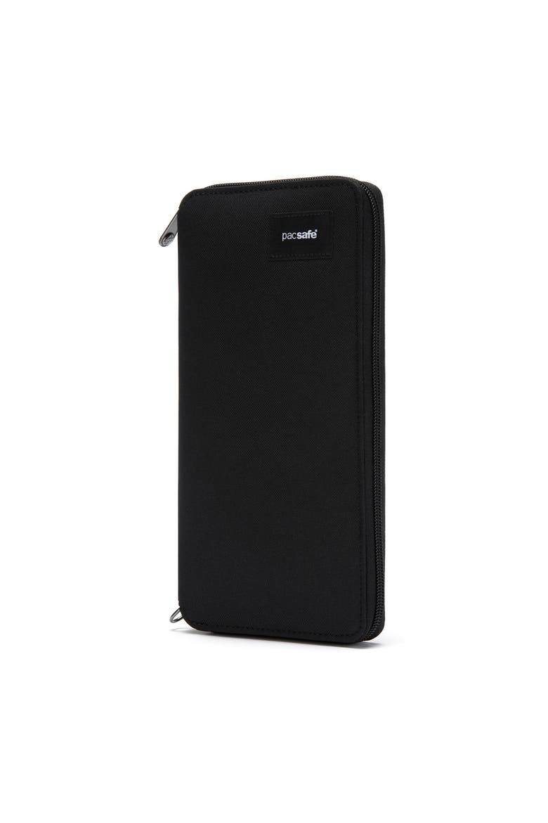 RFIDsafe Travel Wallet, Alternate, color, Jet Black