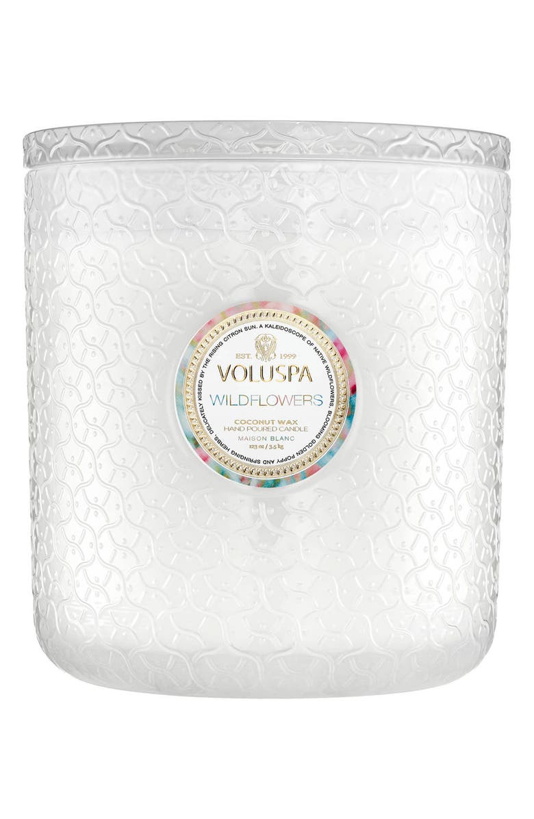 Voluspa Wildflowers Five-Wick Hearth Candle, Alternate, color, 