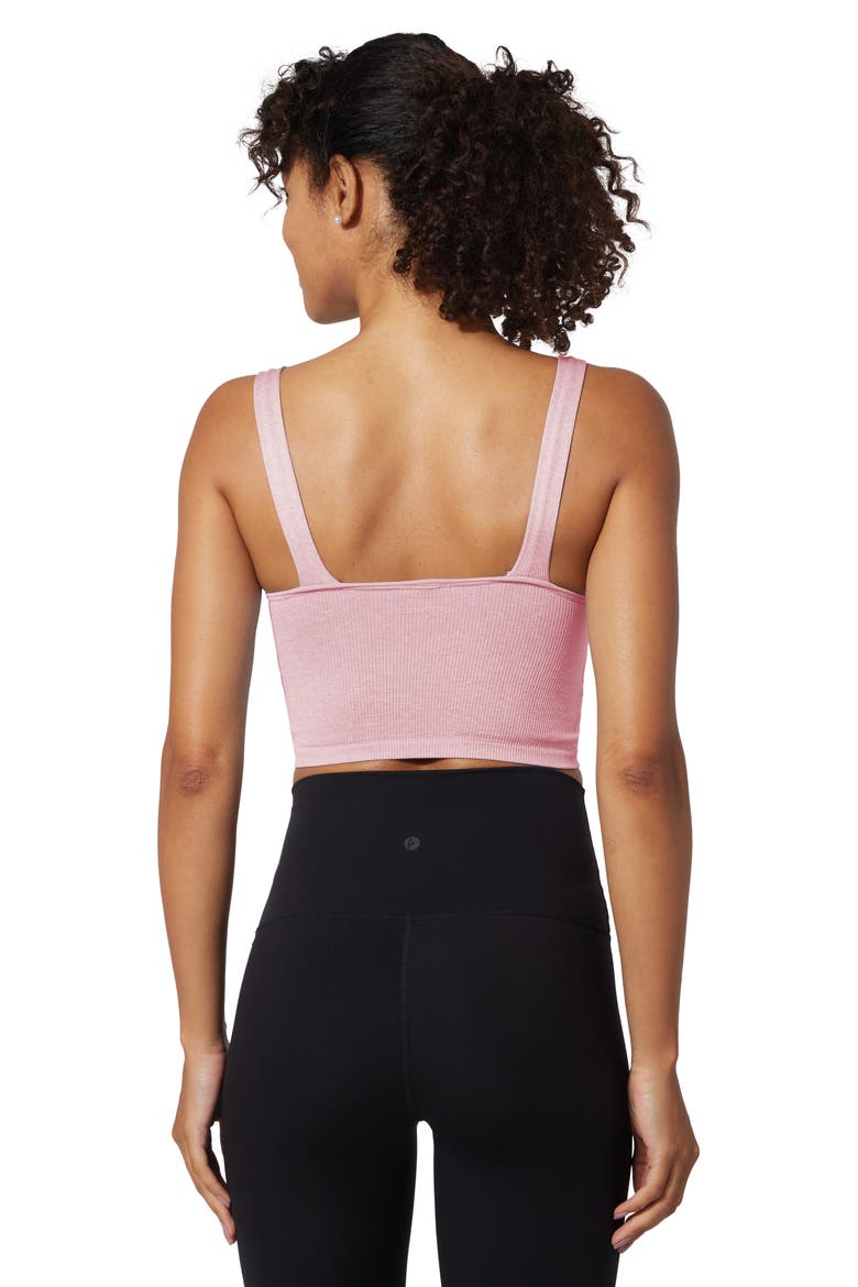 Assorted 2-Pack Alamo Rib Seamless Sports Bras, Alternate, color, HEATHER ROSE/CHOCOLATE