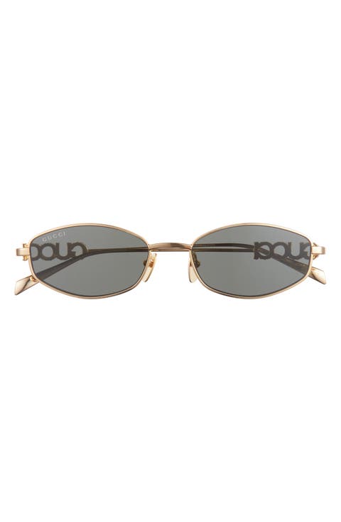 55mm Oval Sunglasses
