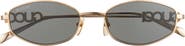 Gucci 55mm Oval Sunglasses