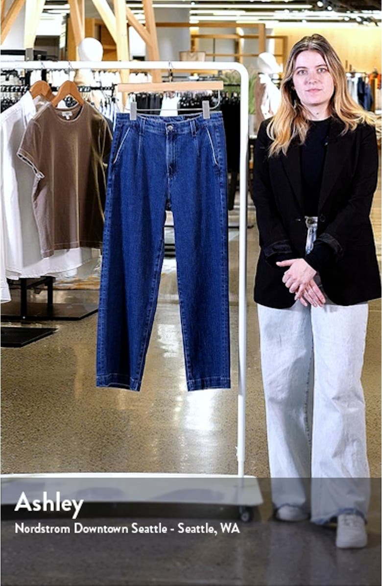 Daneel High Waist Ankle Wide Leg Jeans, sales video thumbnail