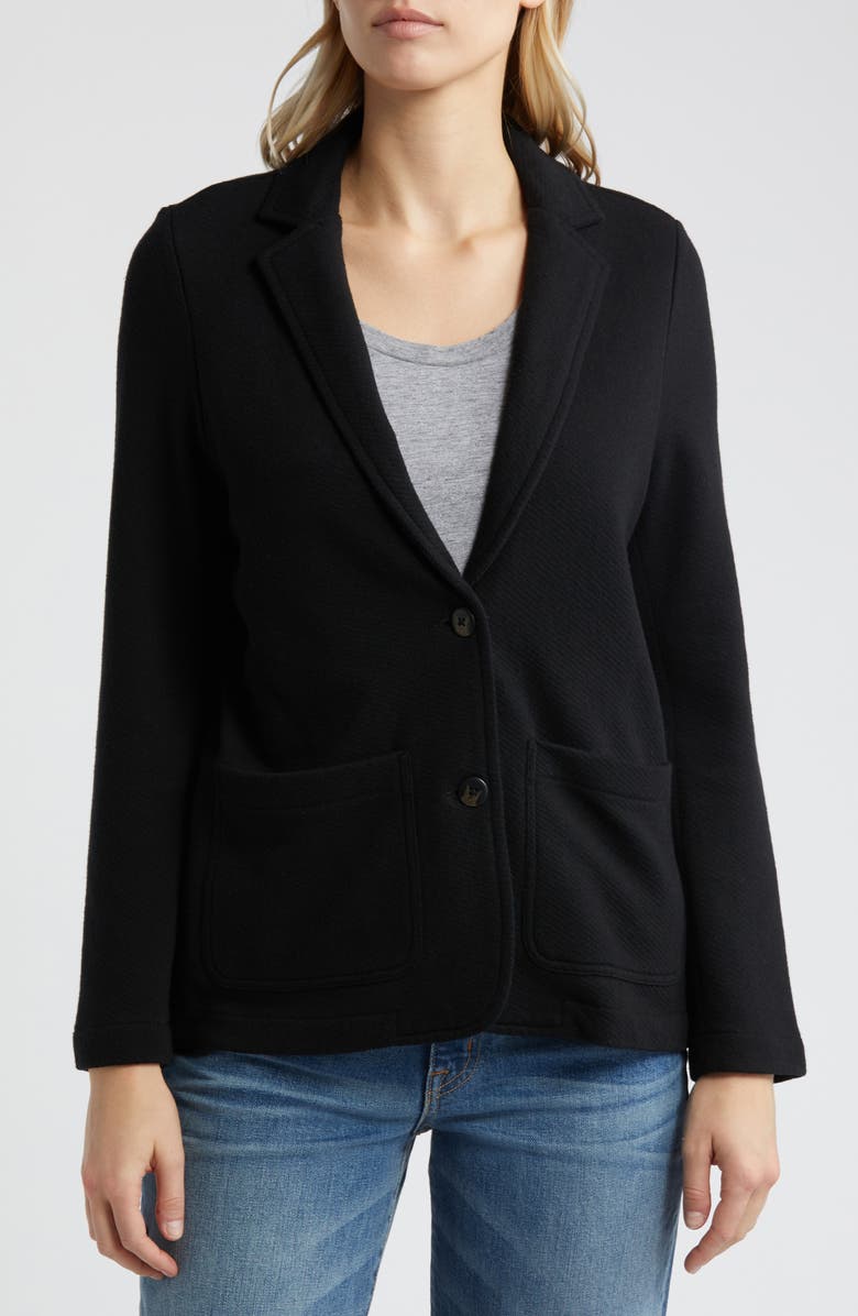 Caslon<sup>®</sup> Relaxed Knit Blazer, Alternate, color, 