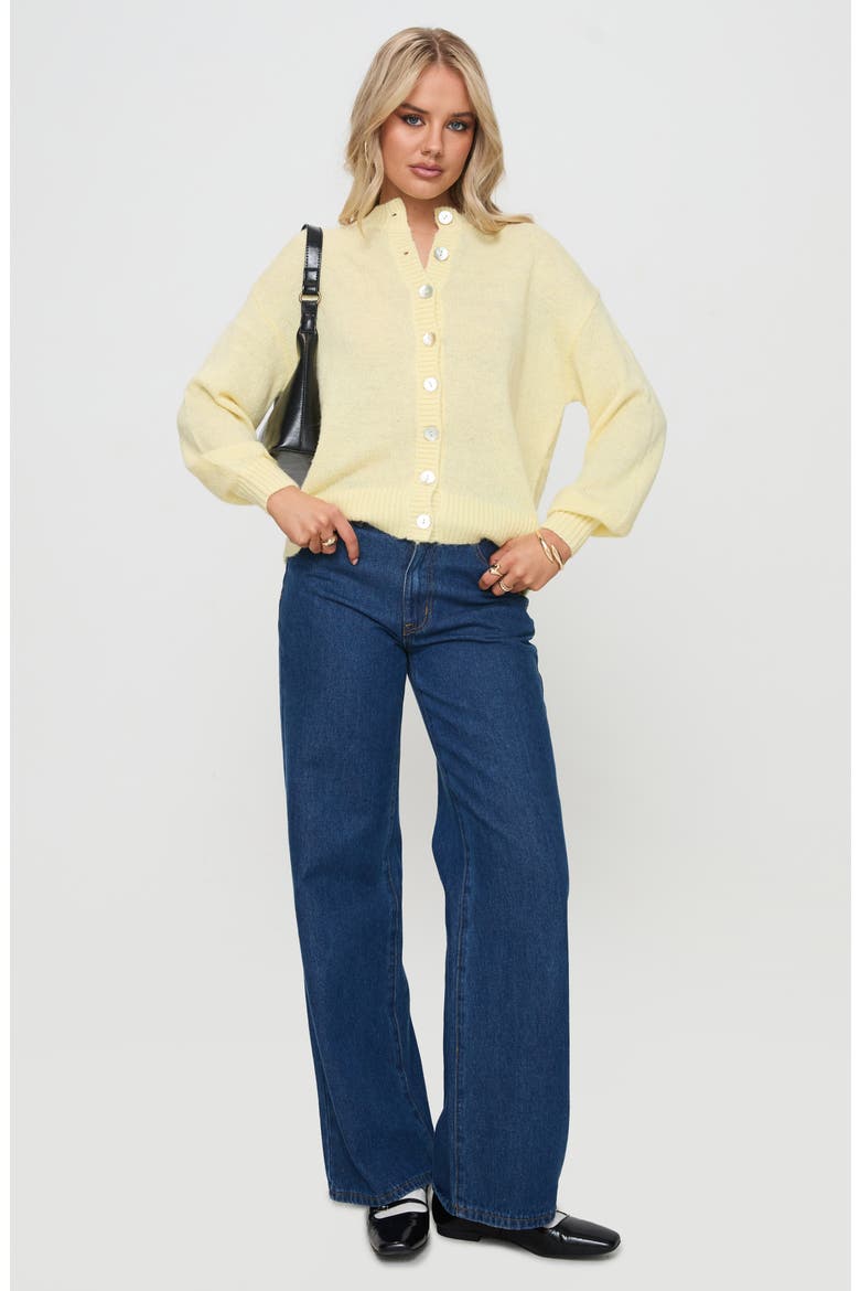 Sunbeam Cardigan, Alternate, color, YELLOW