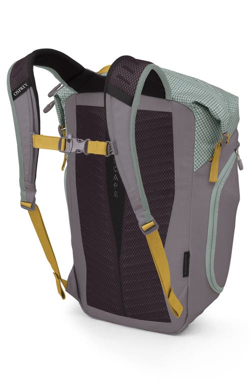 Osprey Transporter 22-liter Zinch Backpack In Frosty Mint/soundwave Grey