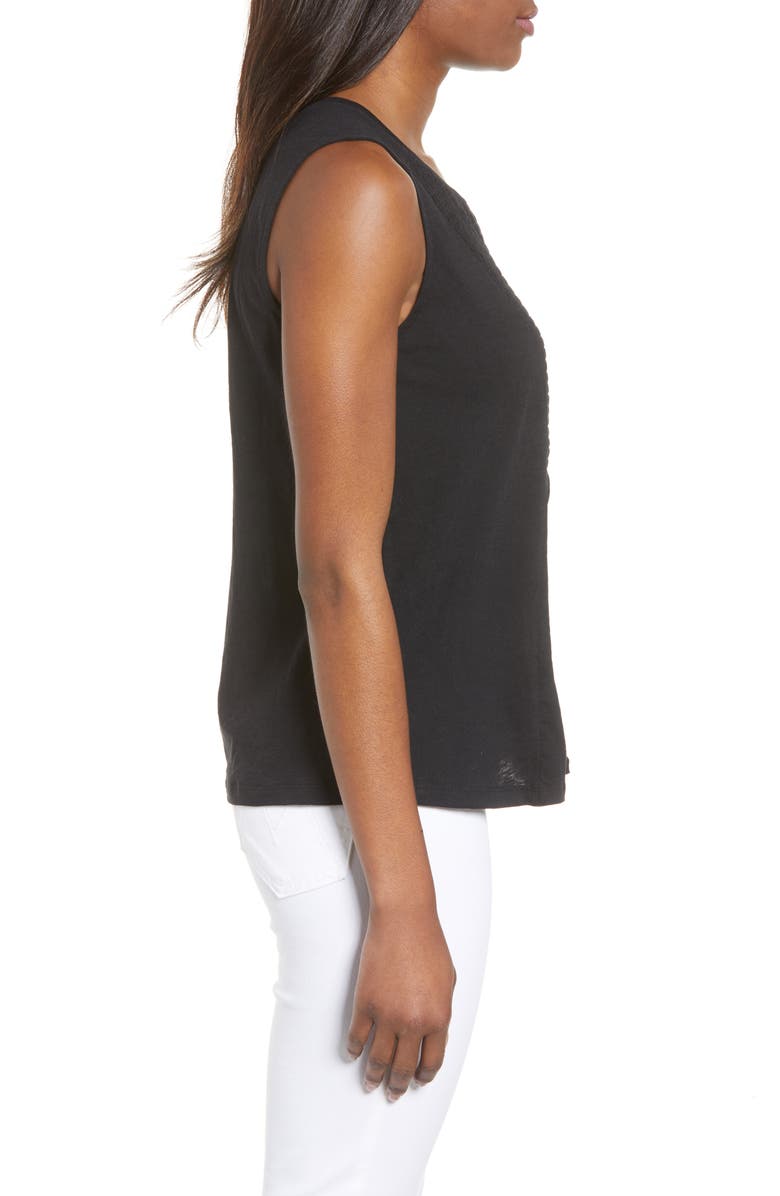 Caslon<sup>®</sup> Smocked Bib Top, Alternate, color, 