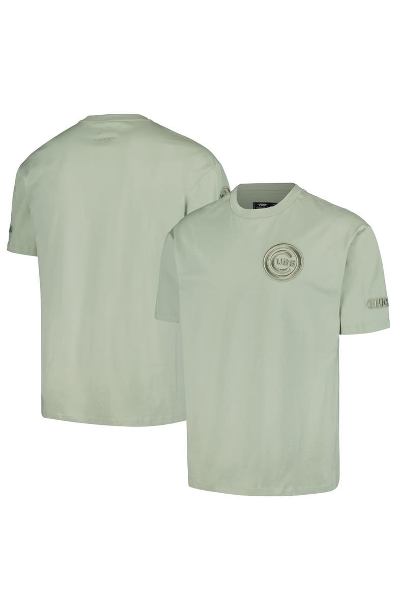 PRO STANDARD Men's Pro Standard Mint Chicago Cubs Neutral CJ Dropped Shoulders T-Shirt, Alternate, color, Mint