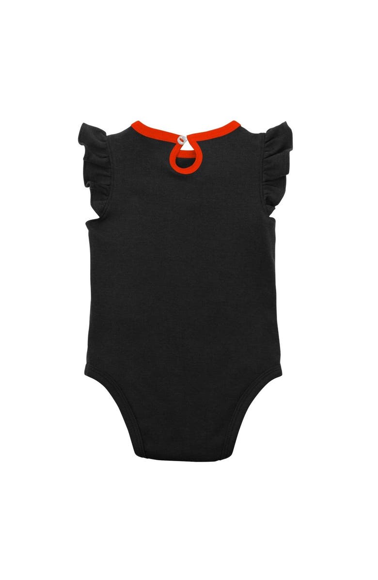 Outerstuff Infant Black/Heather Gray San Francisco Giants Little Fan Two-Pack Bodysuit Set, Alternate, color, Black