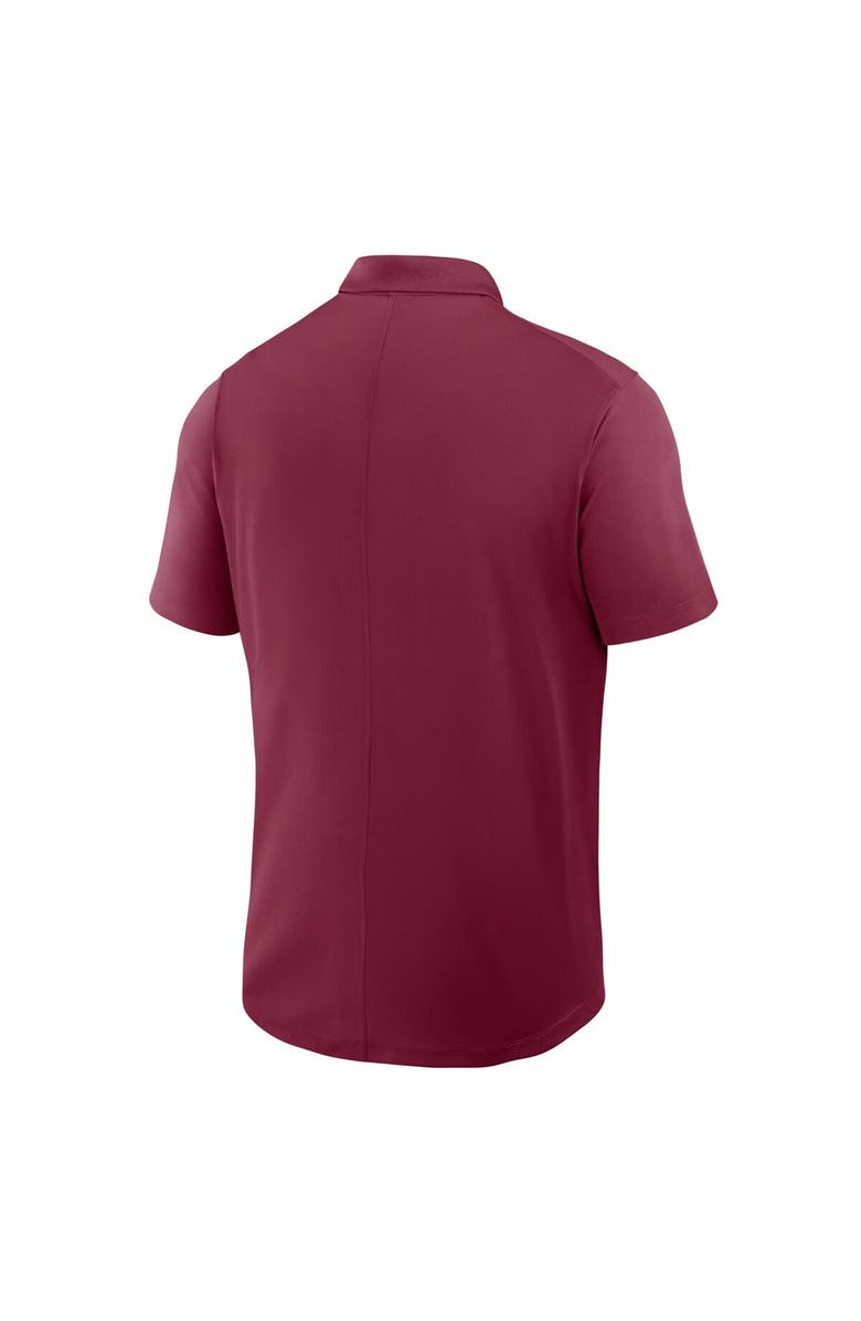 Nike Men's Nike Garnet Florida State Seminoles Primetime Victory Primary Logo Performance Polo, Alternate, color, 