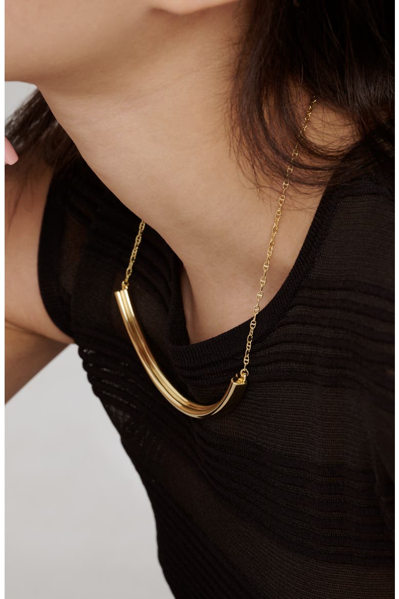Hidie Hidden Heart Bar Pendant Necklace, Alternate, color, GOLD TONE