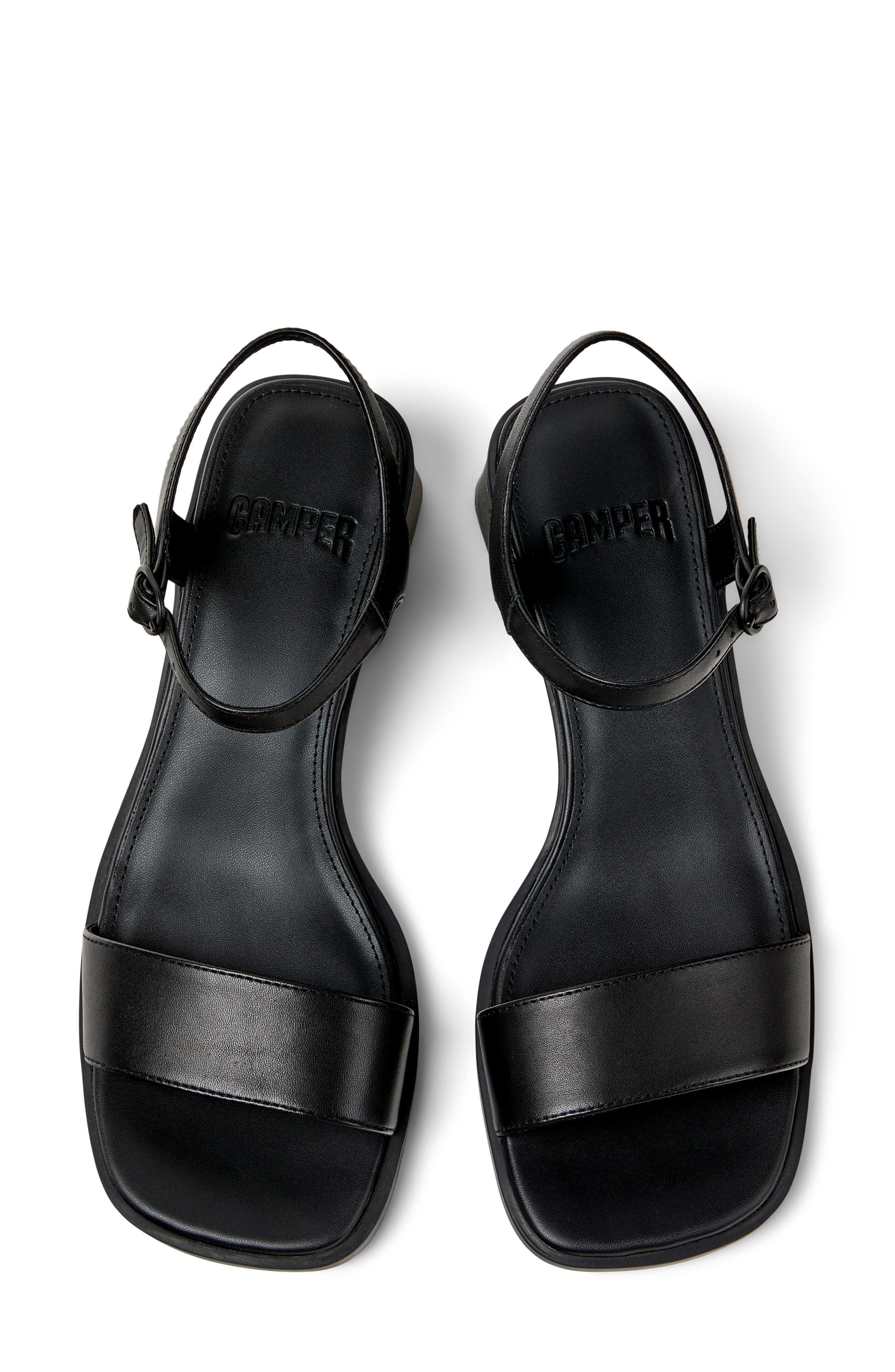 Camper Kora Sandal, Alternate, color, Black