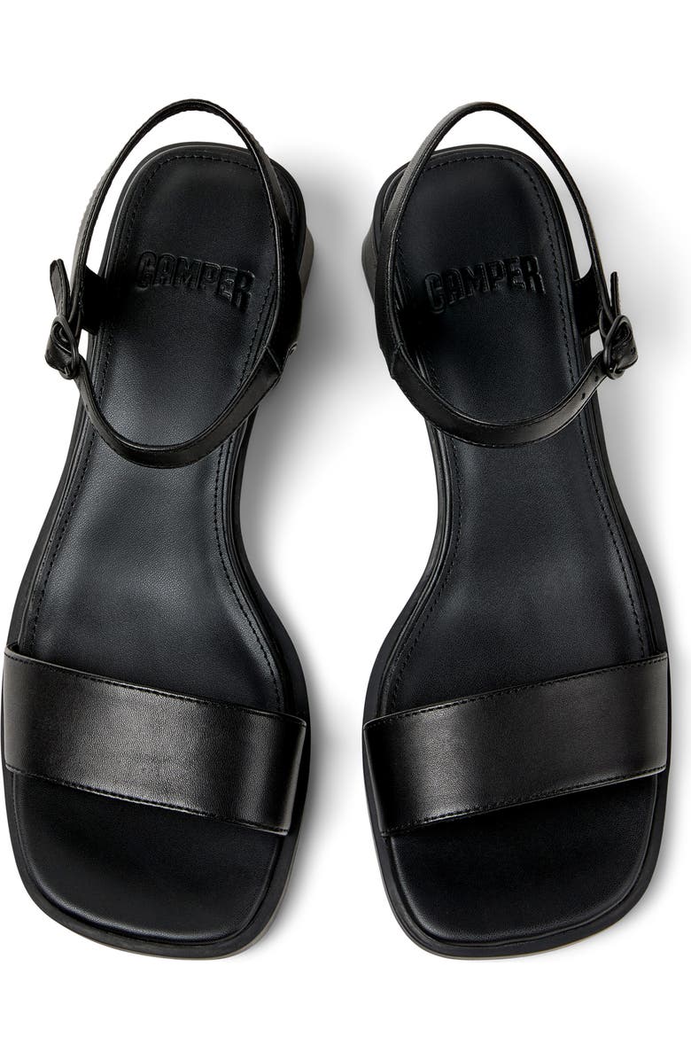 Camper Kora Sandal, Alternate, color, Black