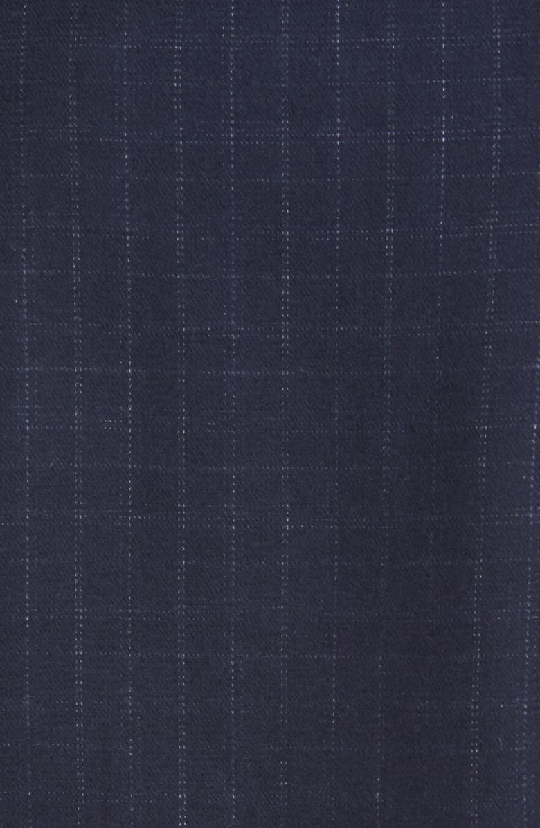 Club Monaco Slim Fit Windowpane Double Face Button-Down Shirt, Alternate, color, 