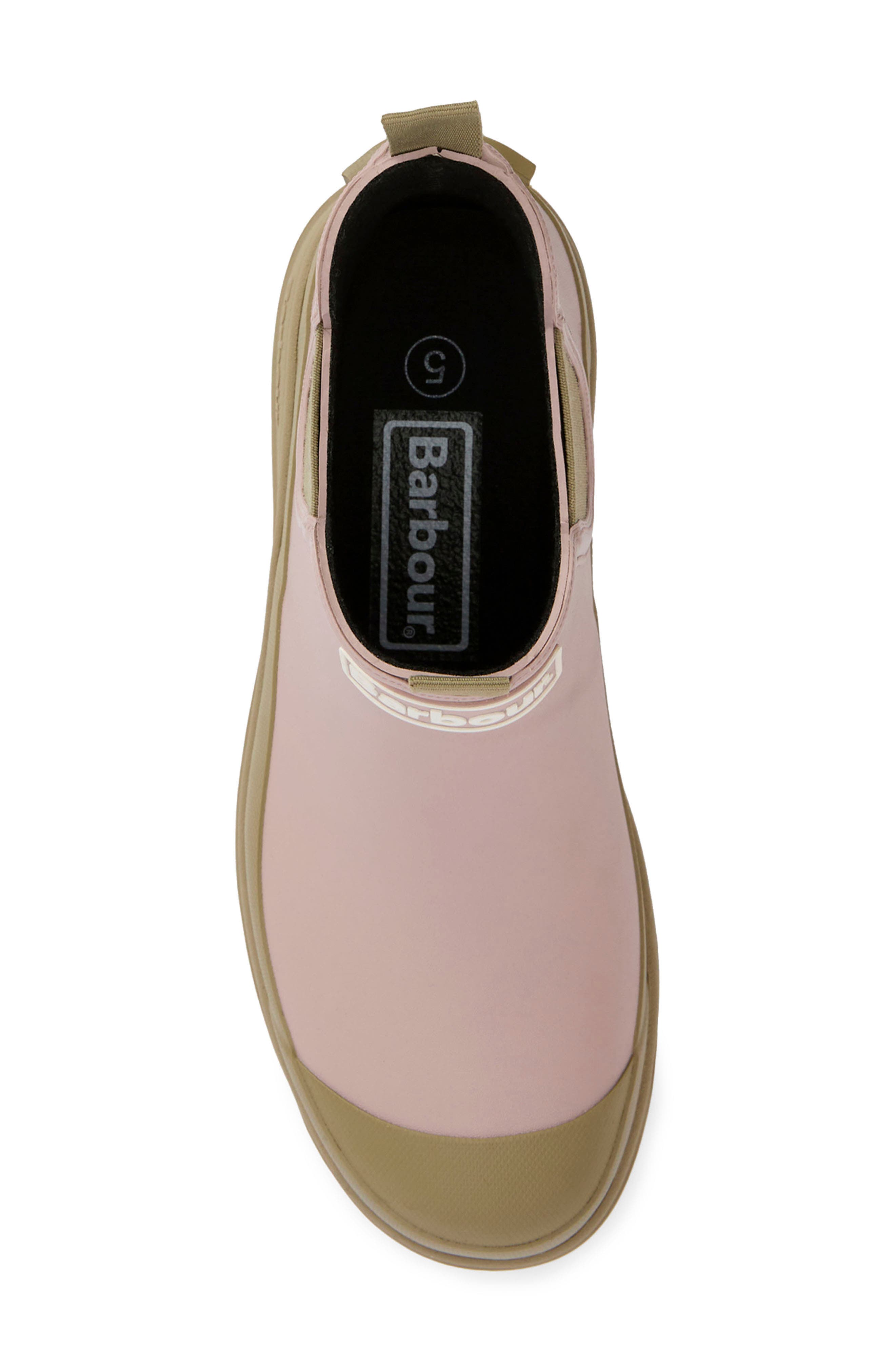 Nimbus Waterproof Chelsea Rain Boot, Alternate, color, GARDENIA PINK/ BLEACHED OLIVE