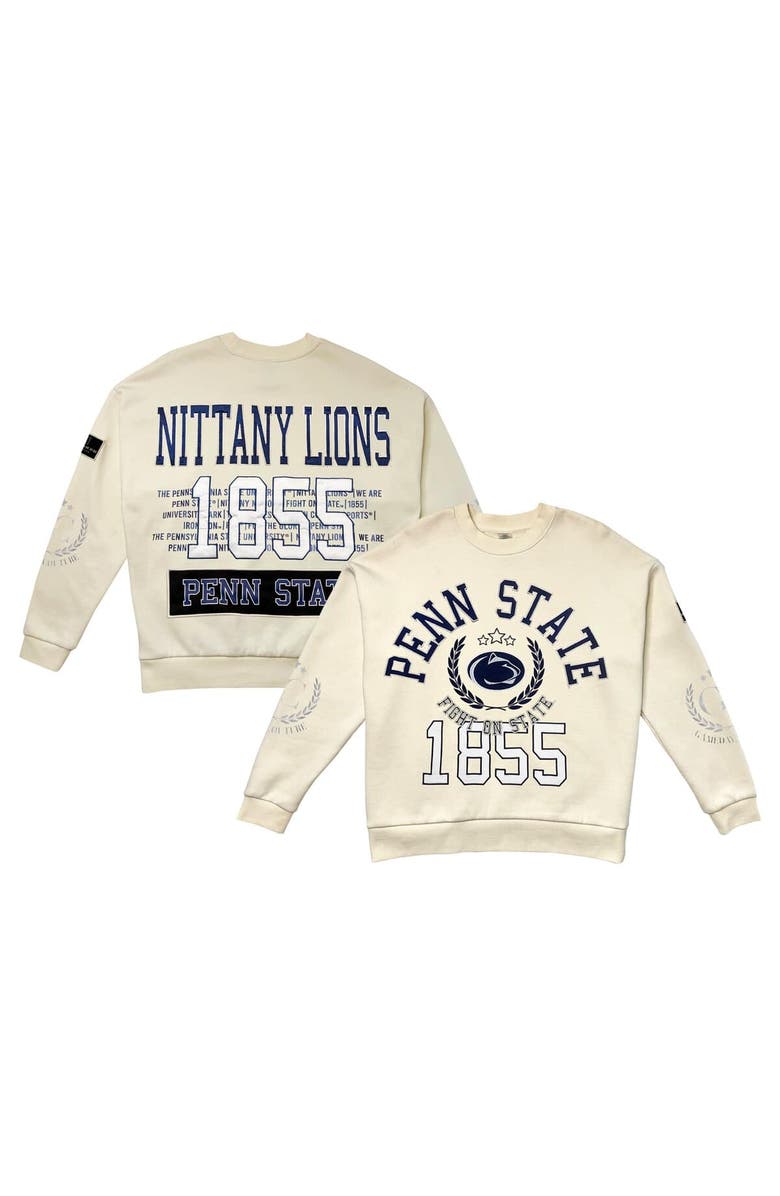 GAMEDAY COUTURE Women's Gameday Couture Cream Penn State Nittany Lions Slay Pullover Sweatshirt, Main, color, Cream