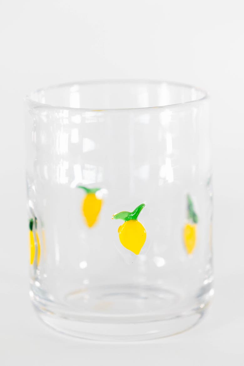 Assorted Fruits Icon Glasses, Set of 4, Alternate, color, Multi