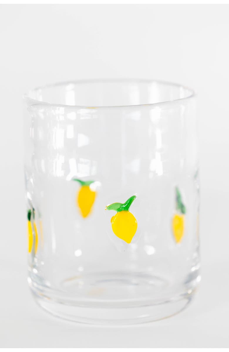 Jeanne Fitz Assorted Fruits Icon Glasses, Set of 4, Alternate, color, Multi