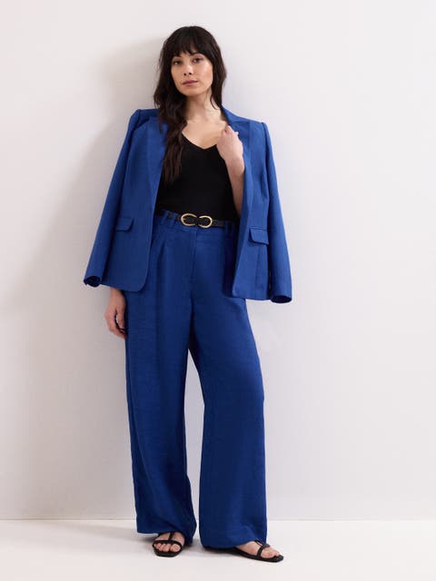 Lottie Wide Leg Linen Trousers