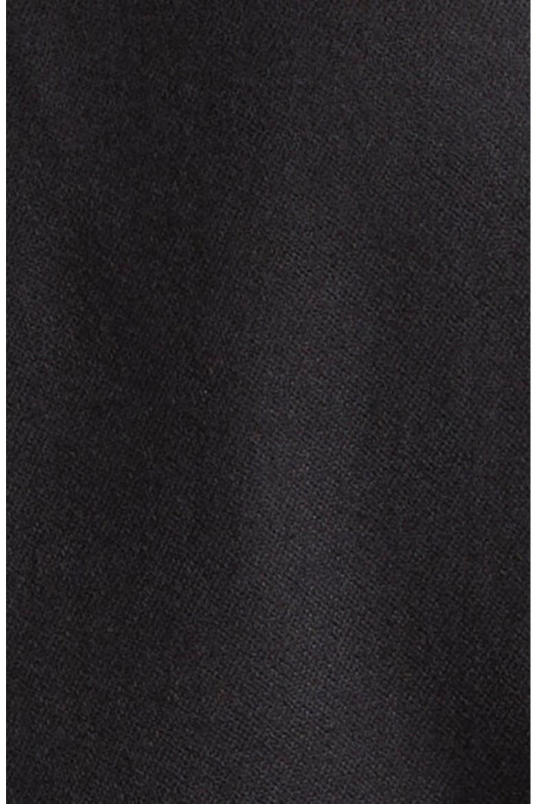 Belted Wool Blend Smoking Jacket, Alternate, color, BLACK