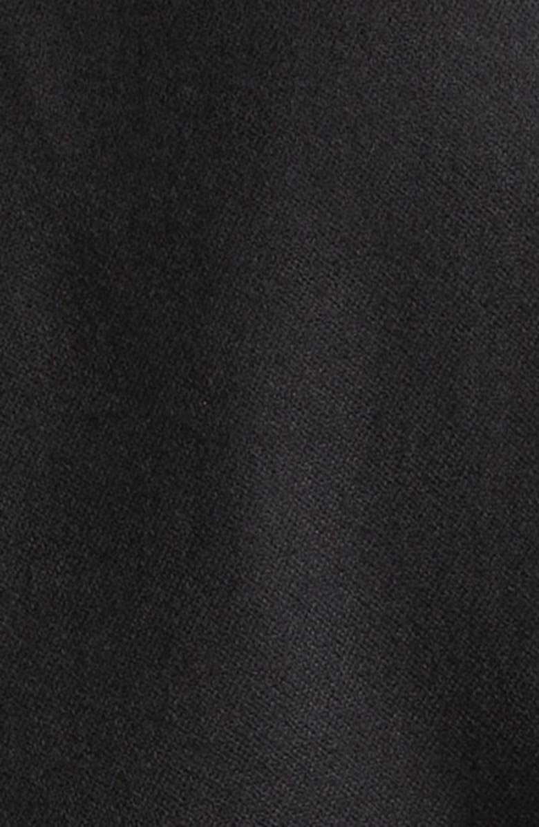 AMIRI Belted Wool Blend Smoking Jacket, Alternate, color, Black