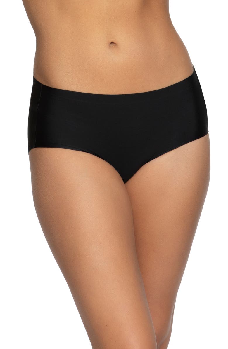 Felina Hint of Skin Assorted 5-Pack Briefs, Main, color, Black/ Rose Baby/ Black