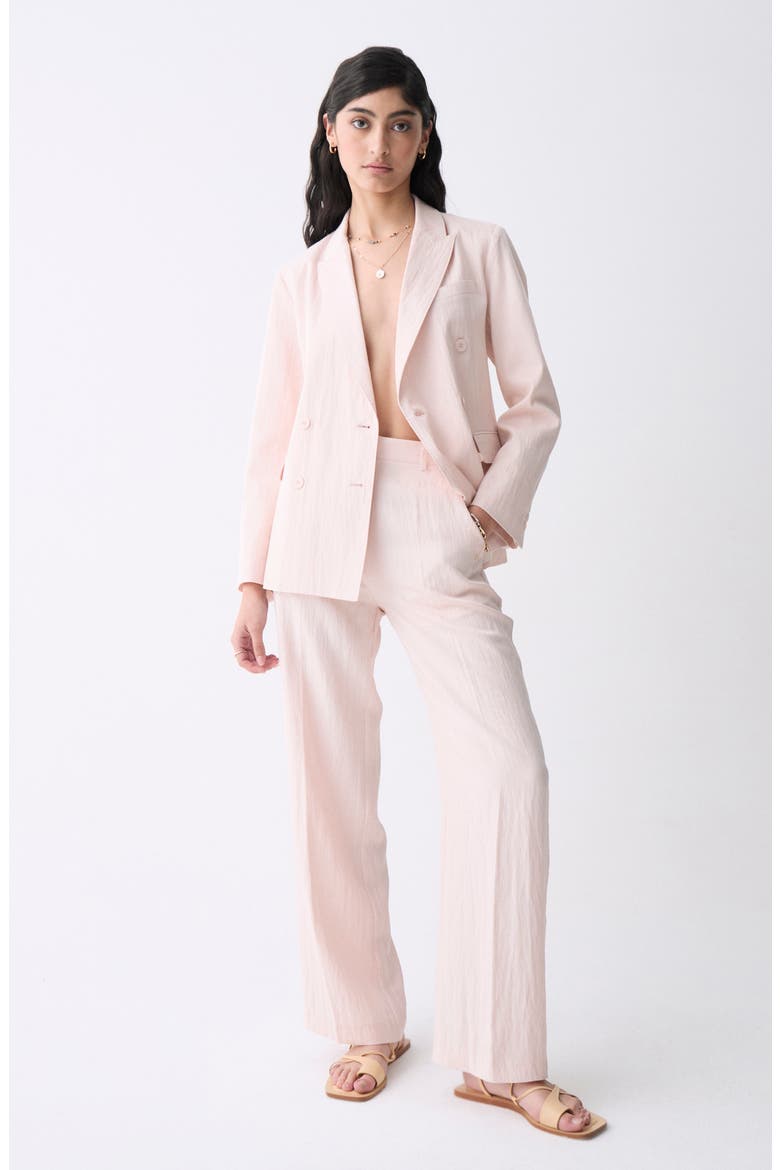 Caleira Straight Leg Pants, Alternate, color, PINK