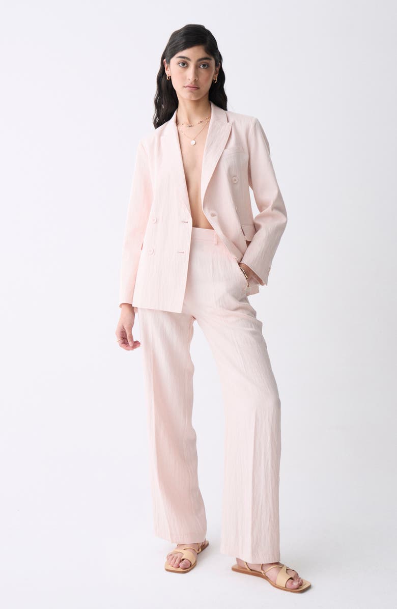 DELUC Caleira Straight Leg Pants, Alternate, color, Pink