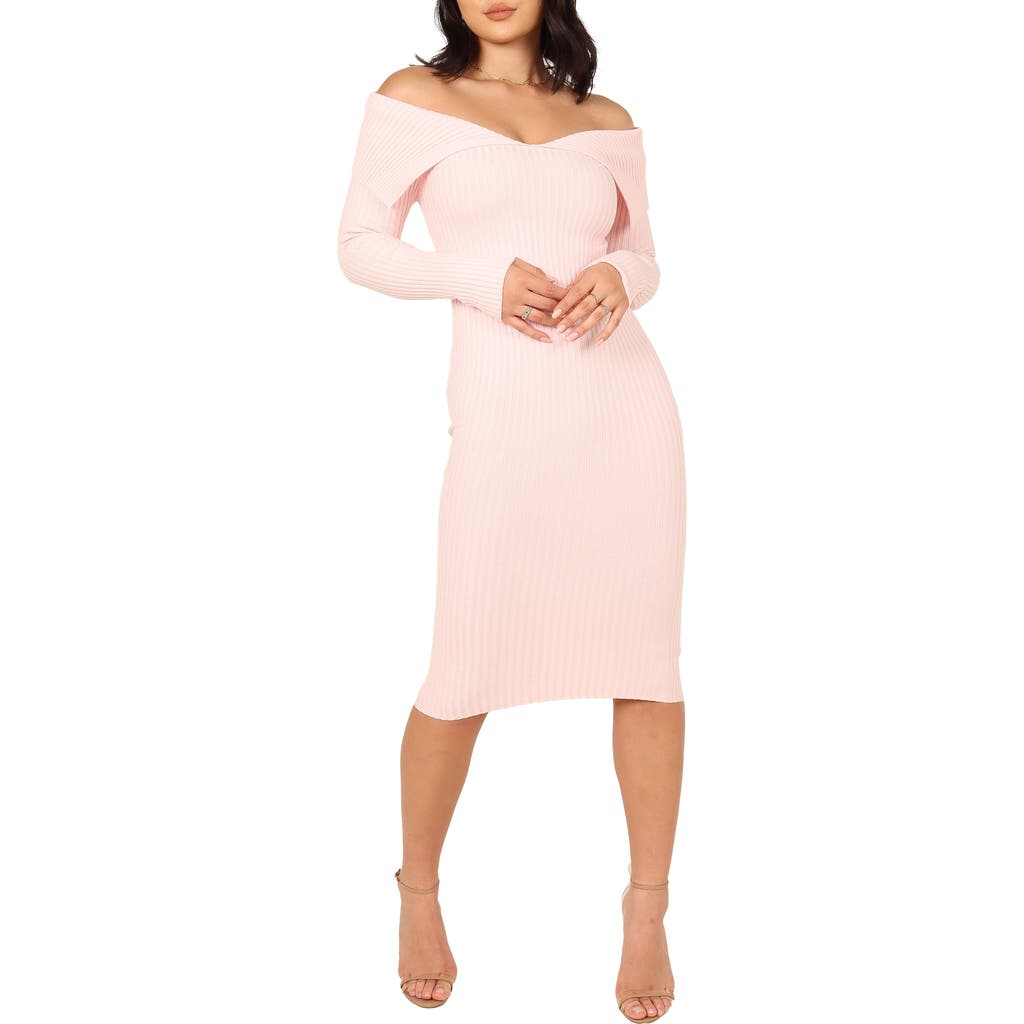 Petal And Pup Petal & Pup Tiered Floral Long Sleeve Dress In Pink
