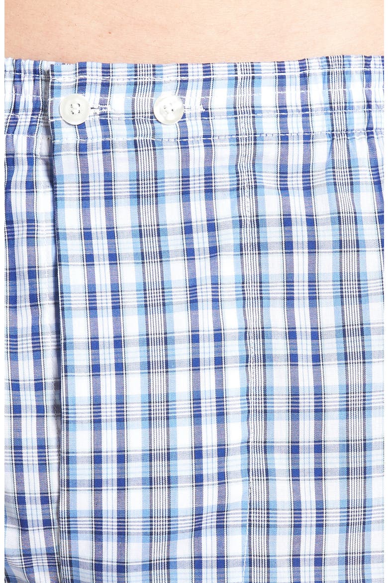 3-Pack Classic Fit Boxers, Alternate, color, BLUE DAZZLE SOLID- PLAID PACK