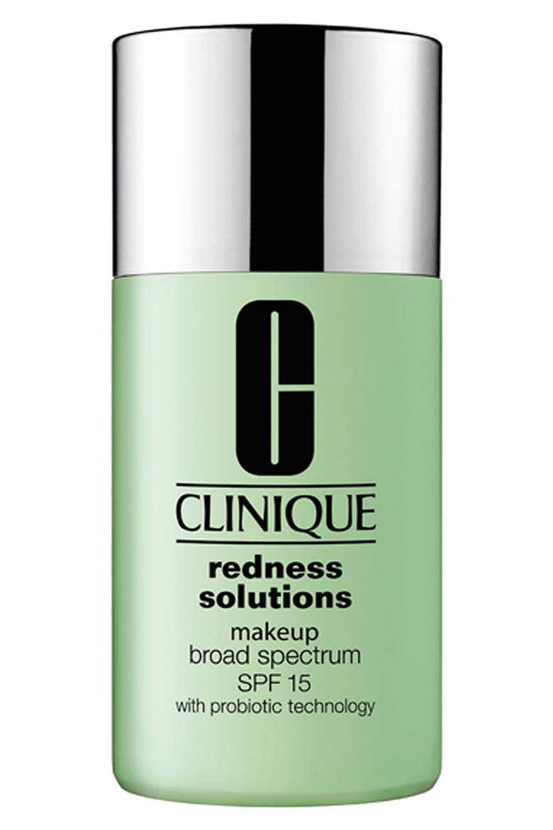 Redness Solutions Makeup Foundation Broad Spectrum SPF 15 with Probiotic Technology, Main, color, CALMING HONEY