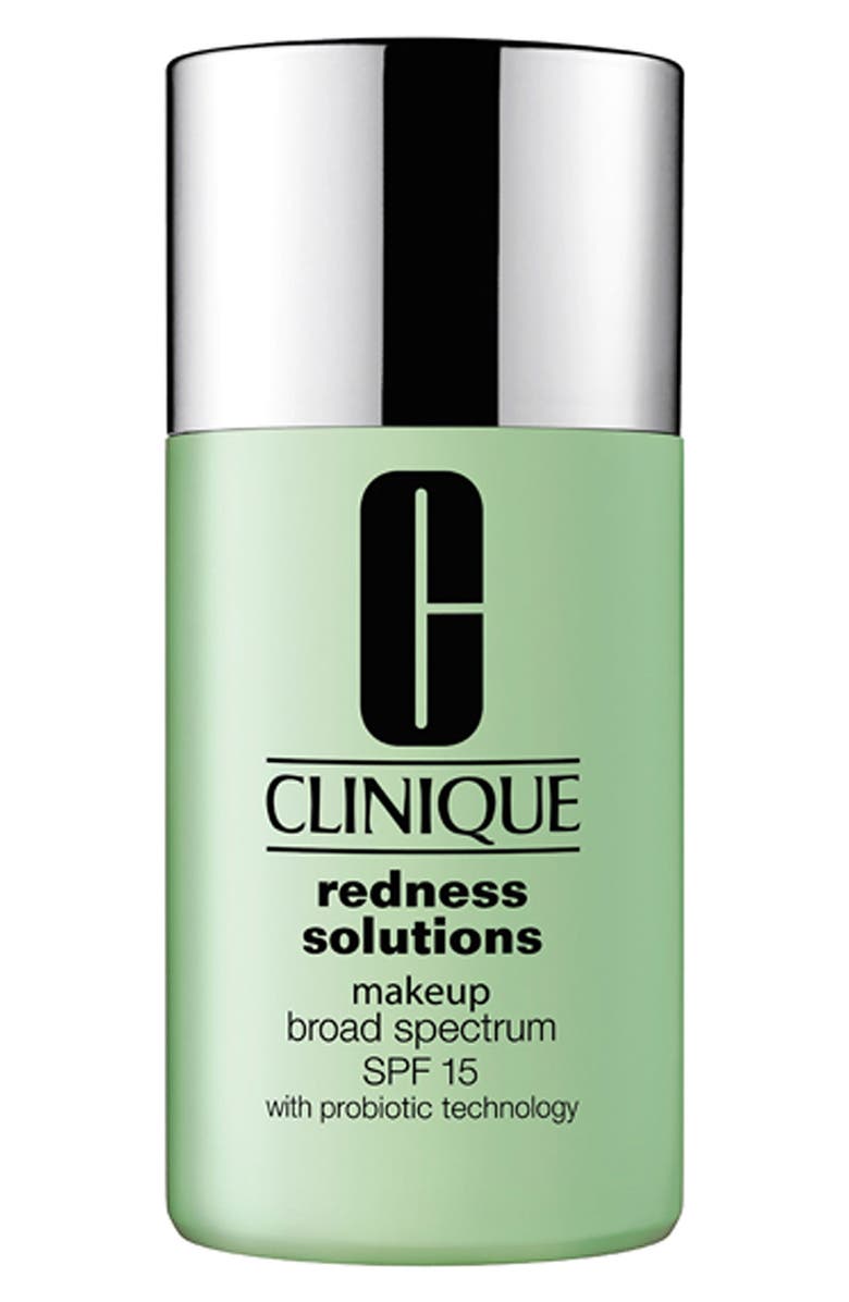 Clinique Redness Solutions Makeup Foundation Broad Spectrum SPF 15 with Probiotic Technology, Main, color, Calming Alabaster