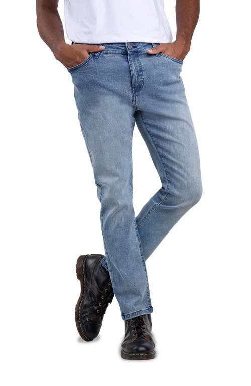 Spring + Mercer Super Soft Slim Fit Jeans In Blue