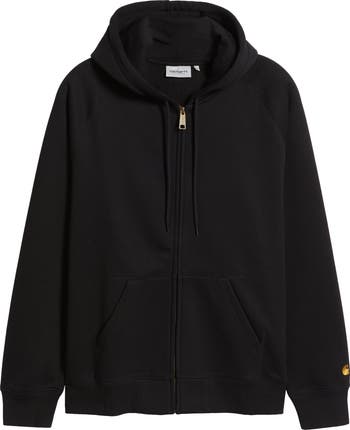 【関税込み】Carhartt Work In Progress タン Chase フーディ Carhartt Work In Progress Chase Cotton Blend Zip-Up Hoodie