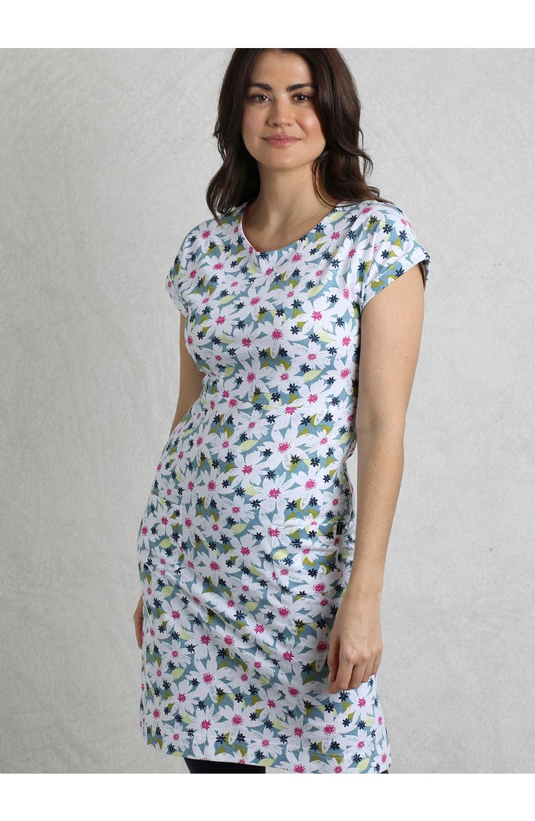Weird Fish Tallahassee Jersey Dress, Main, color, Washed Blue