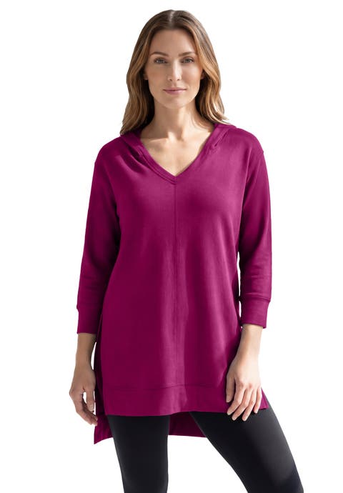 French Terry Tunic Hoodie (Plus)