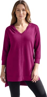 Roaman's French Terry Tunic Hoodie