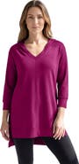 Roaman's French Terry Tunic Hoodie