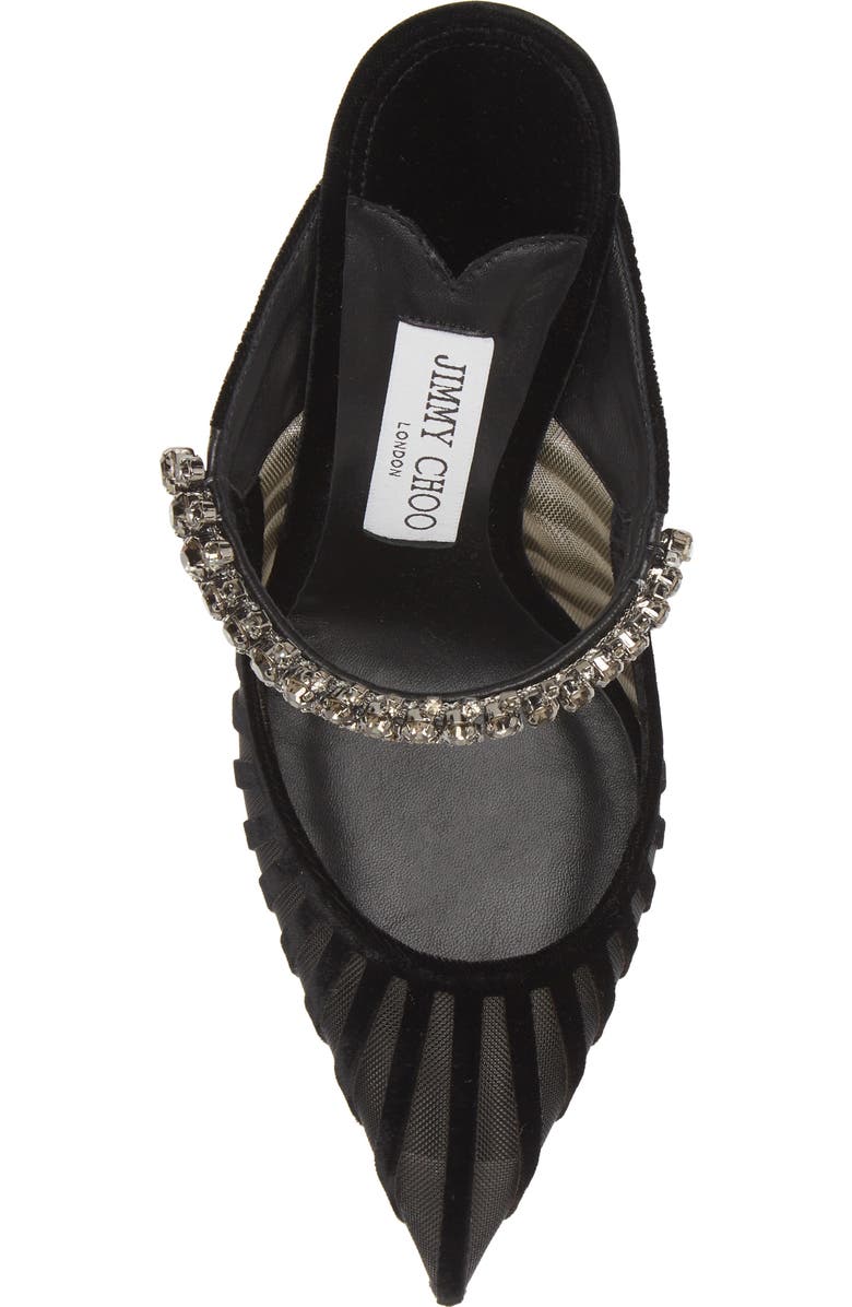 Jimmy Choo Bing Crystal Embellished Pointed Toe Mule Pump, Alternate, color,