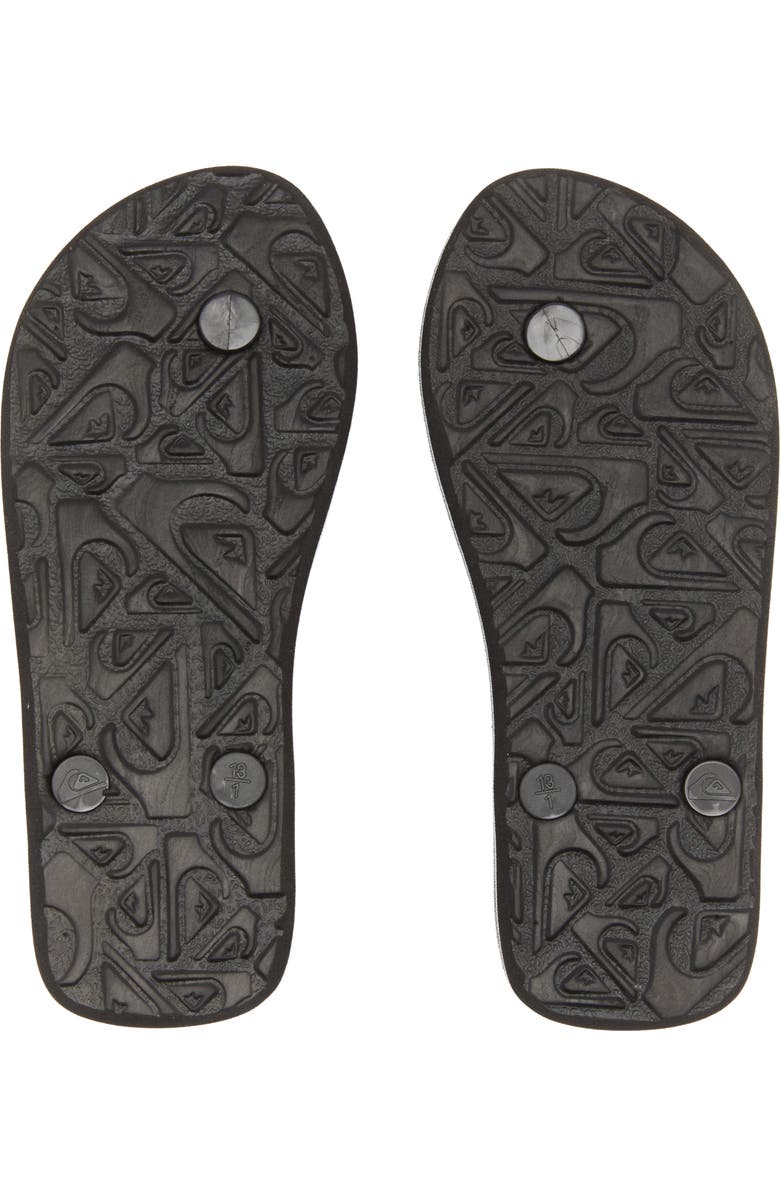 Quiksilver Kids' Moncata Core Flip Flop, Alternate, color, Black