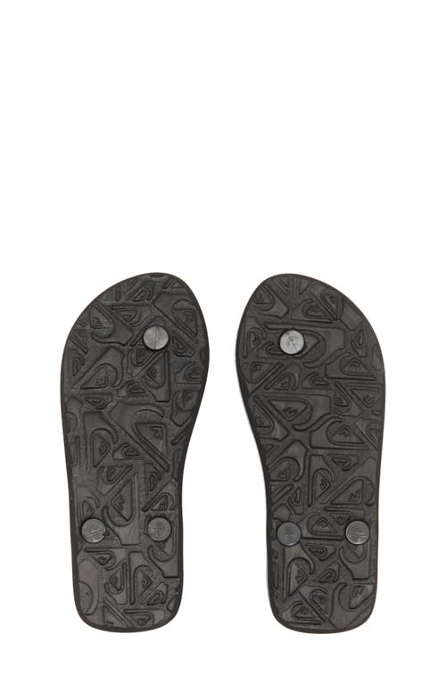 Quiksilver Kids' Moncata Core Flip Flop In Black