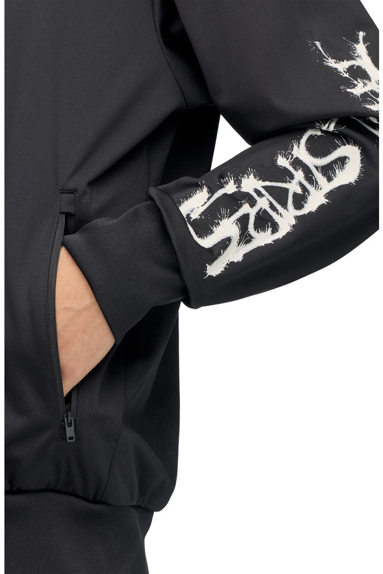 Chito Graphic Track Jacket, Alternate, color, BLACK