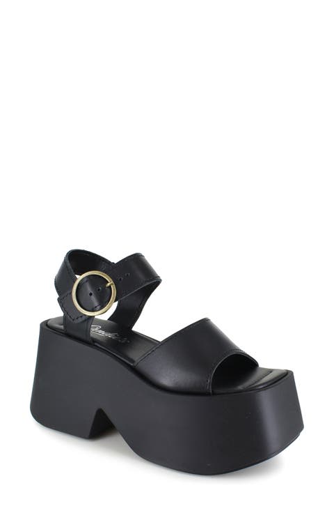 Anna Ankle Strap Platform Sandal (Women)