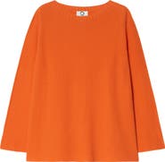 Marina Rinaldi Vafelio Slit Cotton Sweater