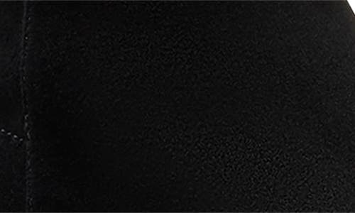 Stuart Weitzman Suede And Fabric Knee-high Block Heel Boots In Black