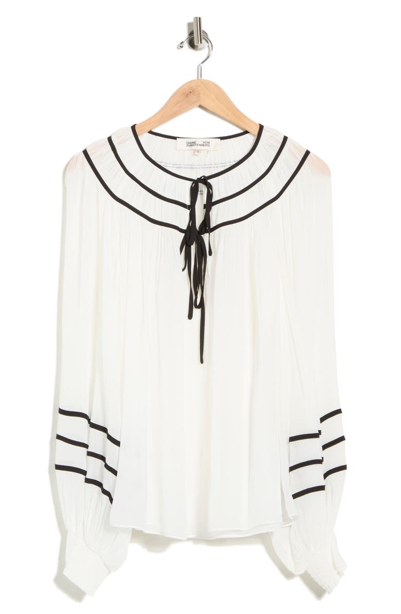 Diane von Furstenberg Beverly Top, Main, color, White