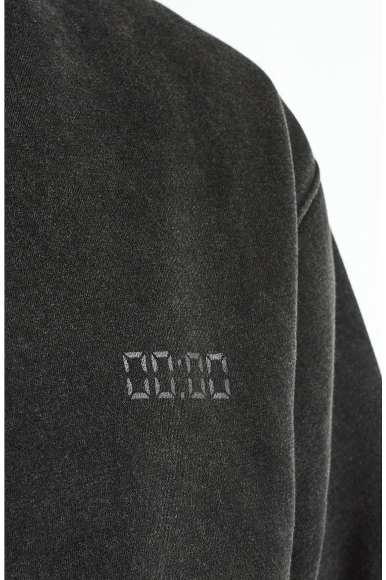 The Essentials Graphic Hoodie, Alternate, color, VINTAGE BLACK
