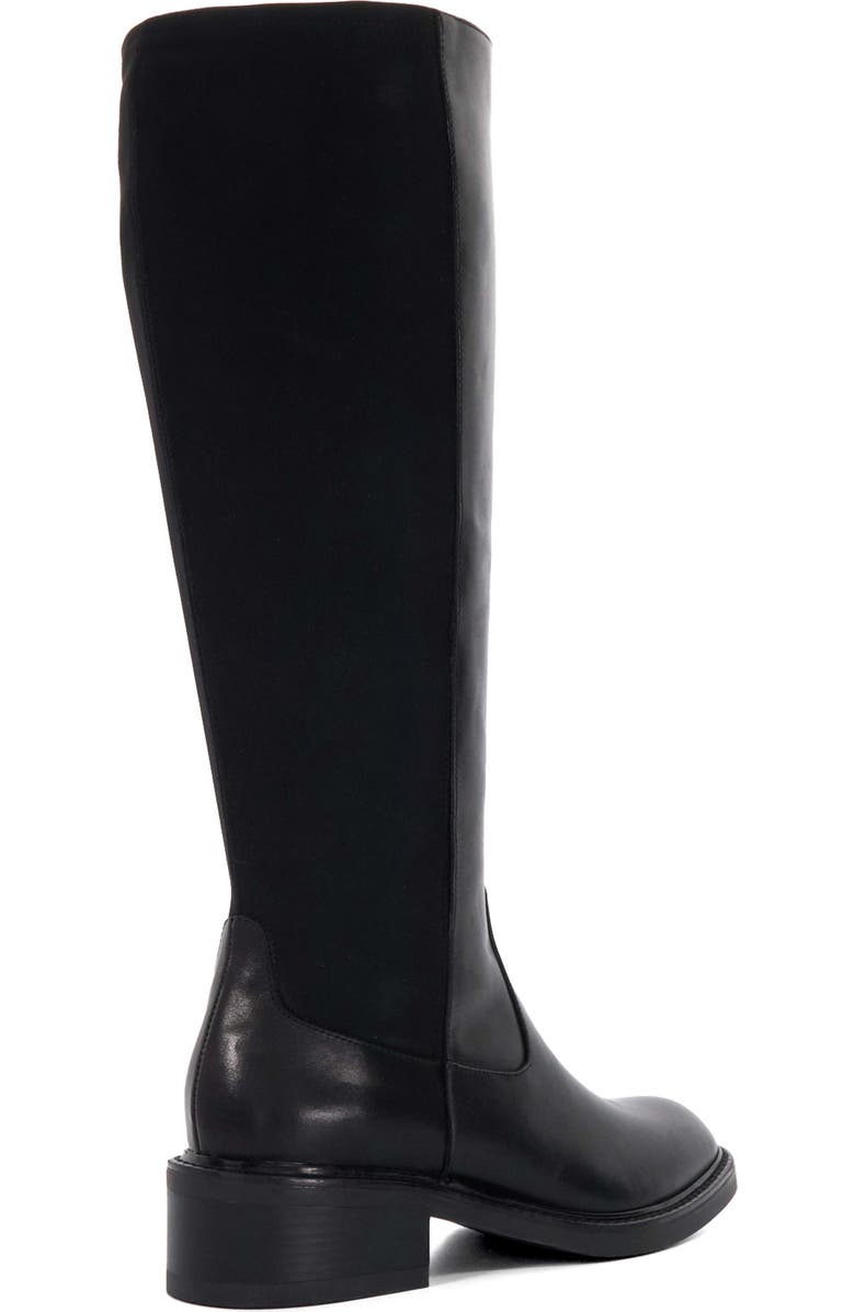 Dune London Tanoramic Tall Boot, Alternate, color, Black