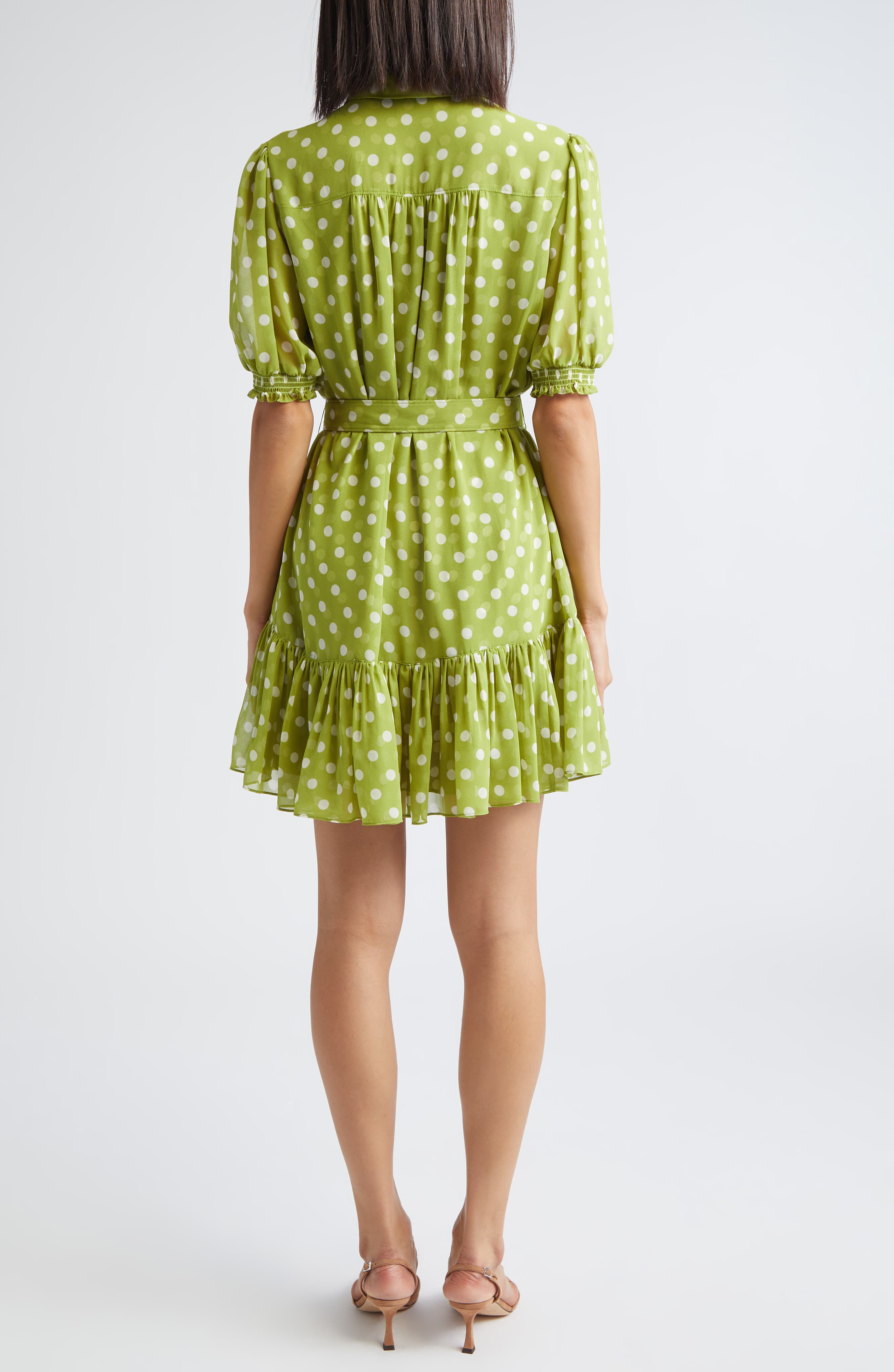 Camille Polka Dot Minidress - image 2